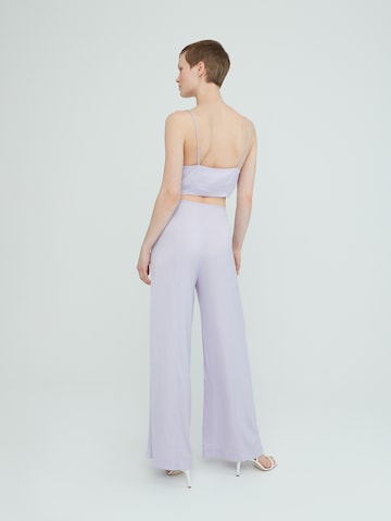 Wide Leg Pantalon 'Jemma' EDITED en violet