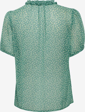 Cream Blouse 'Kinia' in Green