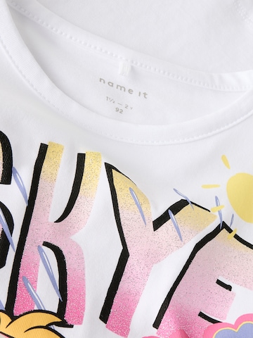 NAME IT Tričko 'NMFMARIA' – bílá