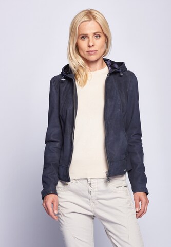 Maze Between-Season Jacket 'Donie' in Blue: front