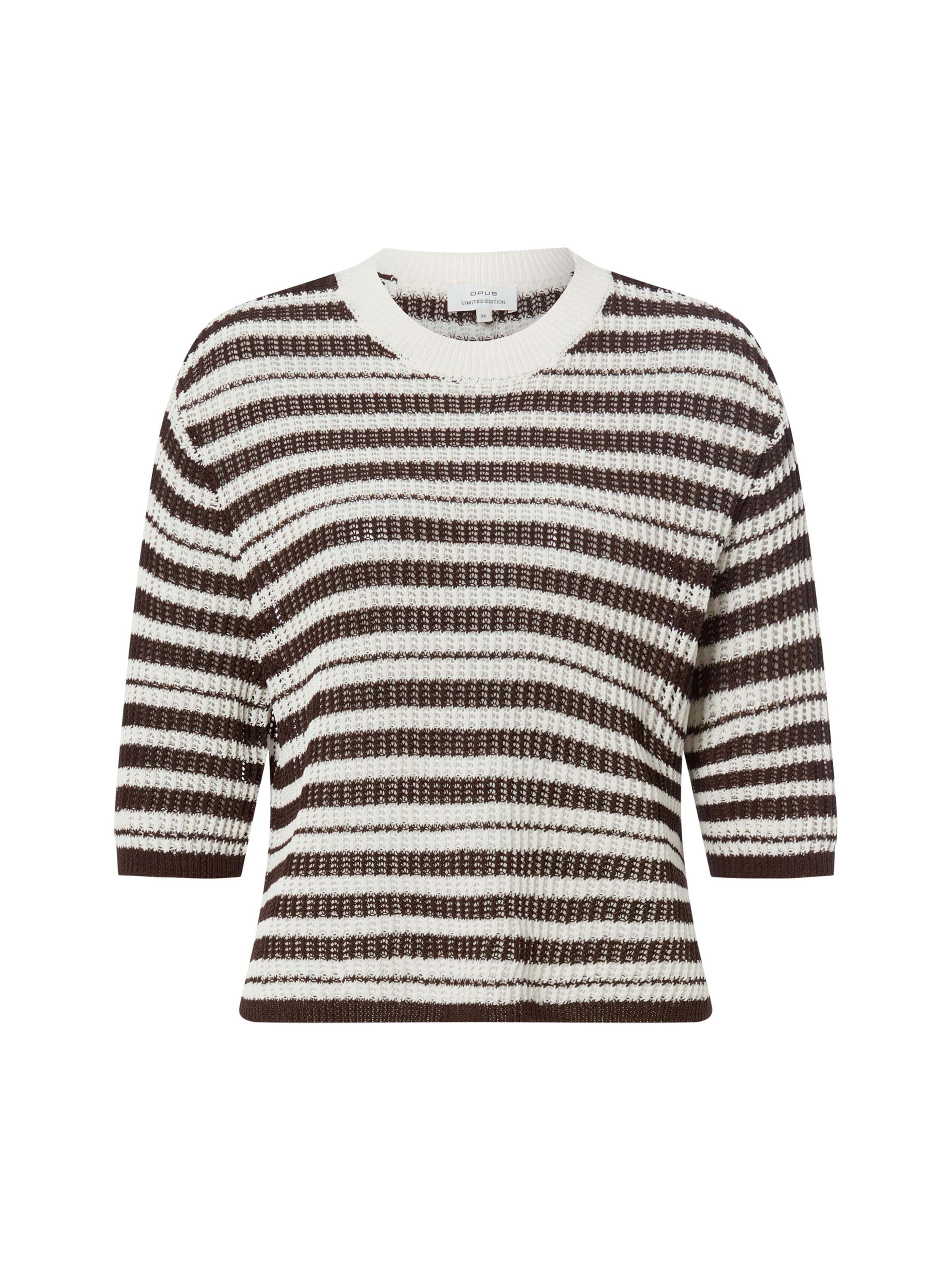 OPUS Pullover ' Punny ' in Weiß: Vorderseite