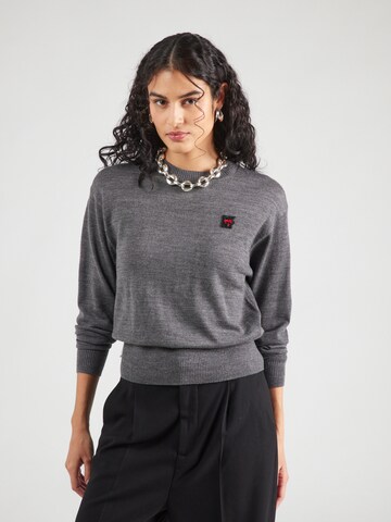 DKNY - Jersey en gris: frente