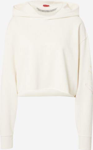 HUGOSweater majica - bijela boja: prednji dio
