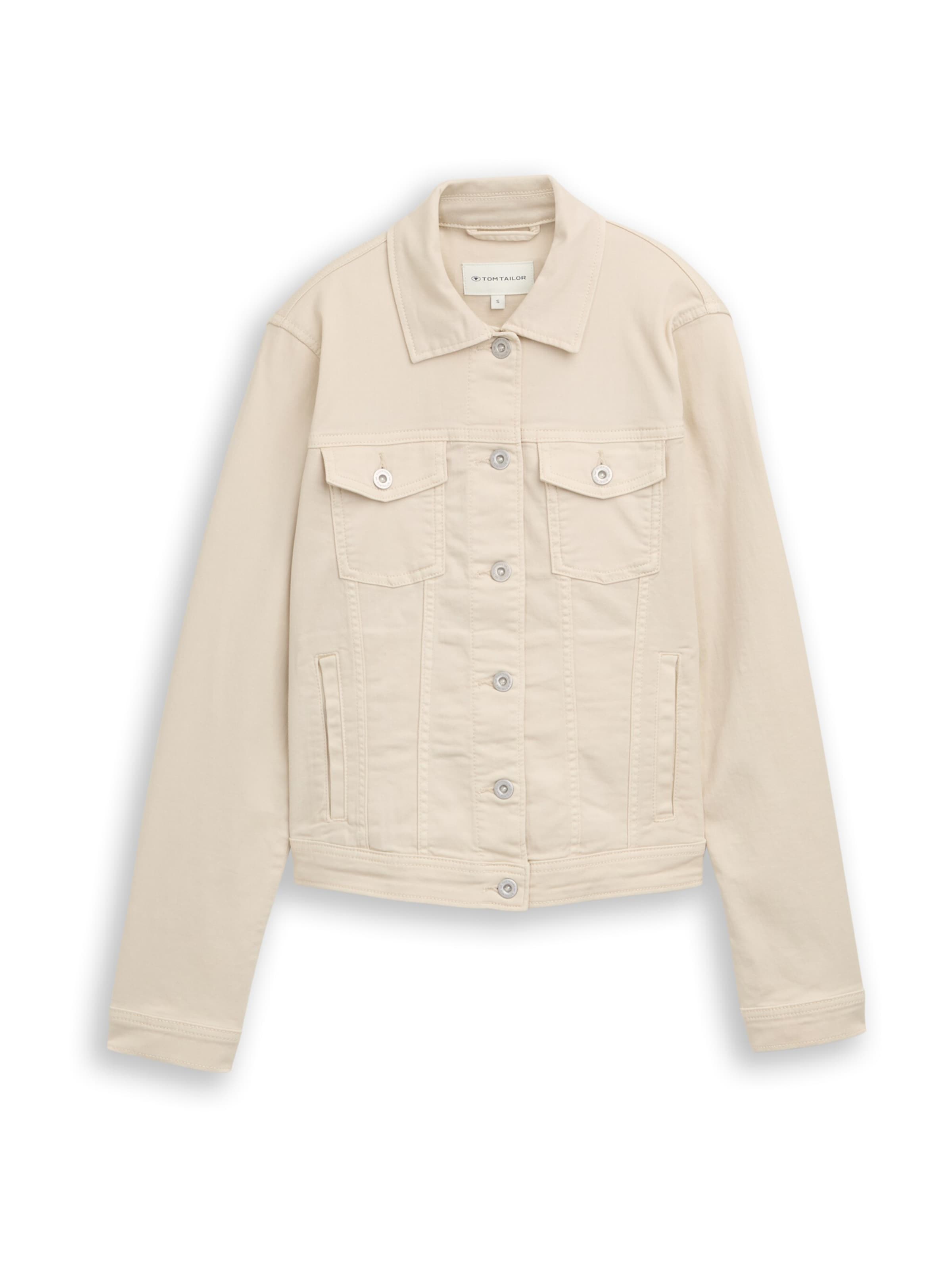 TOM TAILOR Between-season jacket in Beige: front