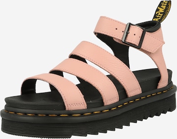 Dr. Martens Strap Sandals 'Blaire' in Pink: front