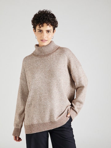 Soft Rebels Sweater 'Kira' in Brown: front