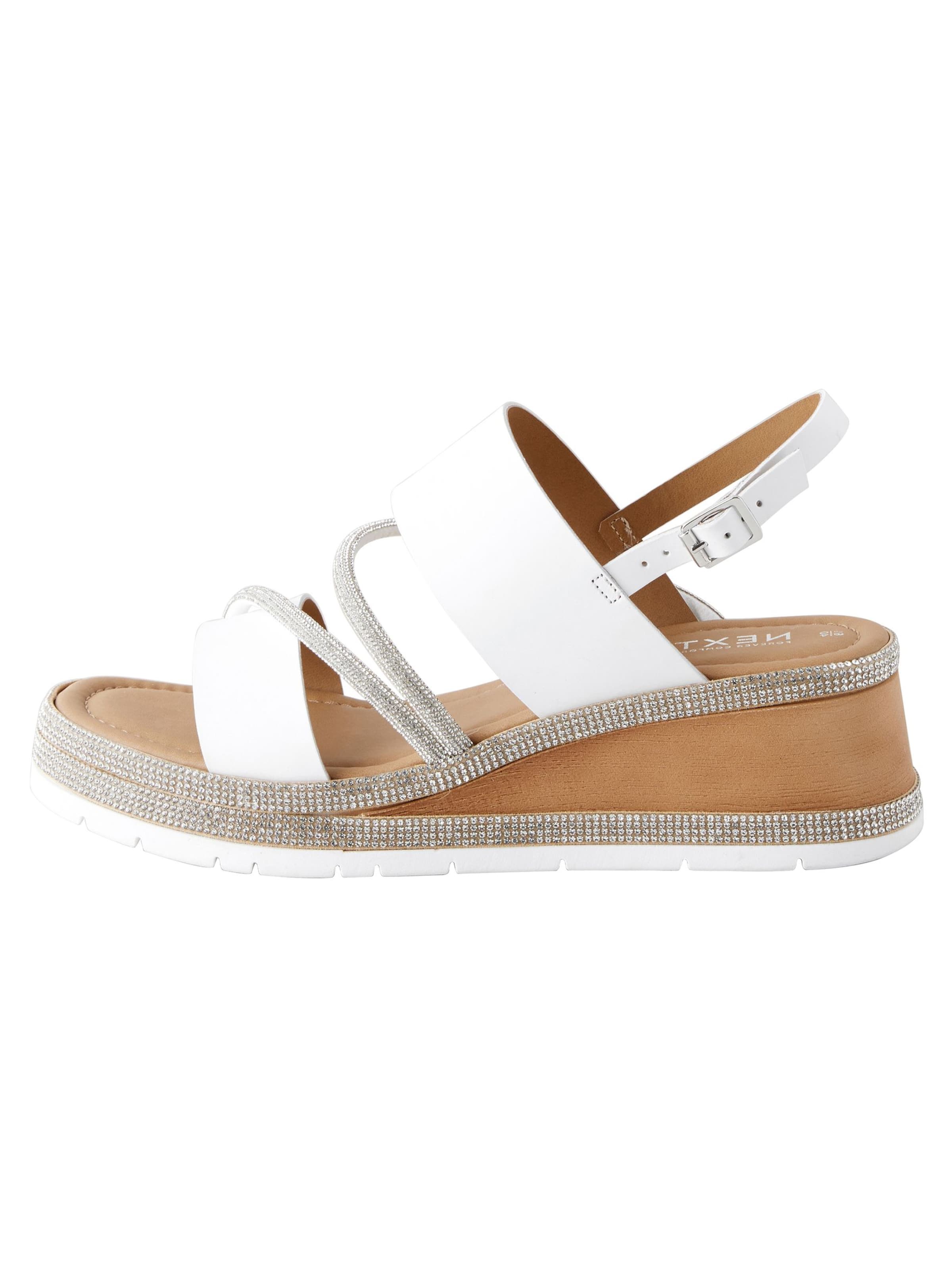 Next Sandaal, värv valge: eest vaates