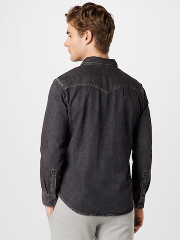 juoda LEVI'S ® Standartinis modelis Marškiniai 'Barstow Western Standard'