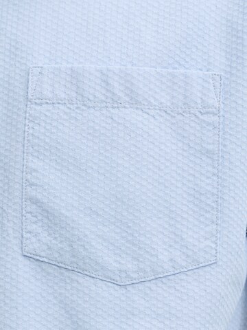 JACK & JONES Regular fit Button Up Shirt 'JORNANTUCKET' in Blue