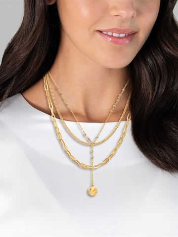 Lulu & Jane Necklace in Gold: front