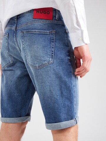 HUGO Regular Jeans i blå