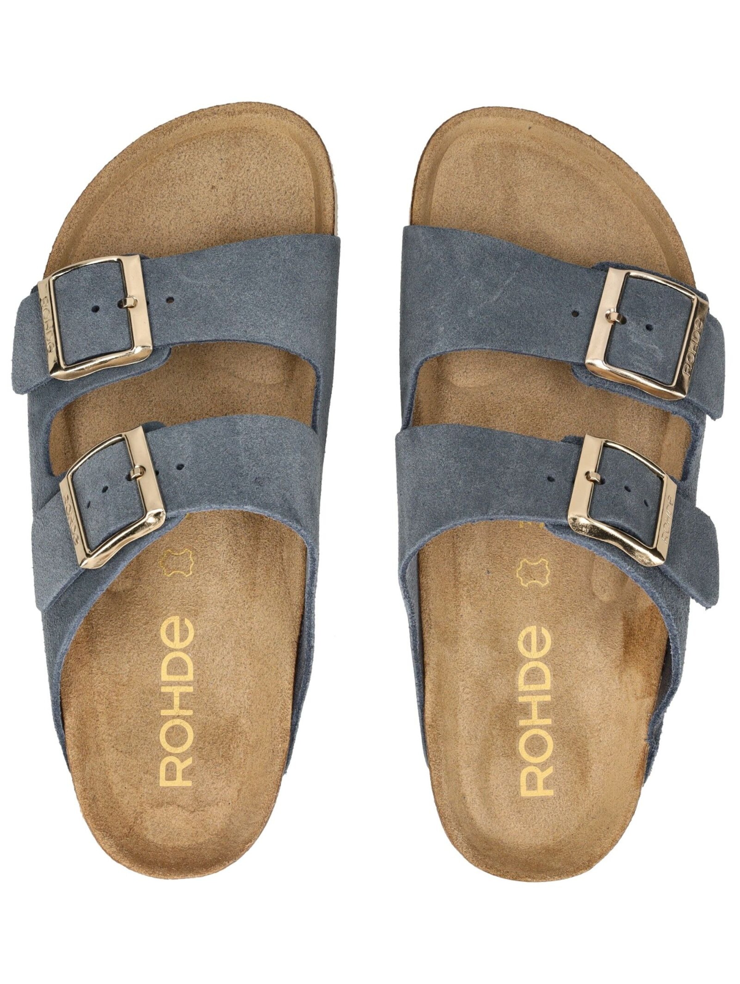 ROHDE Slippers in Blue Denim ABOUT YOU