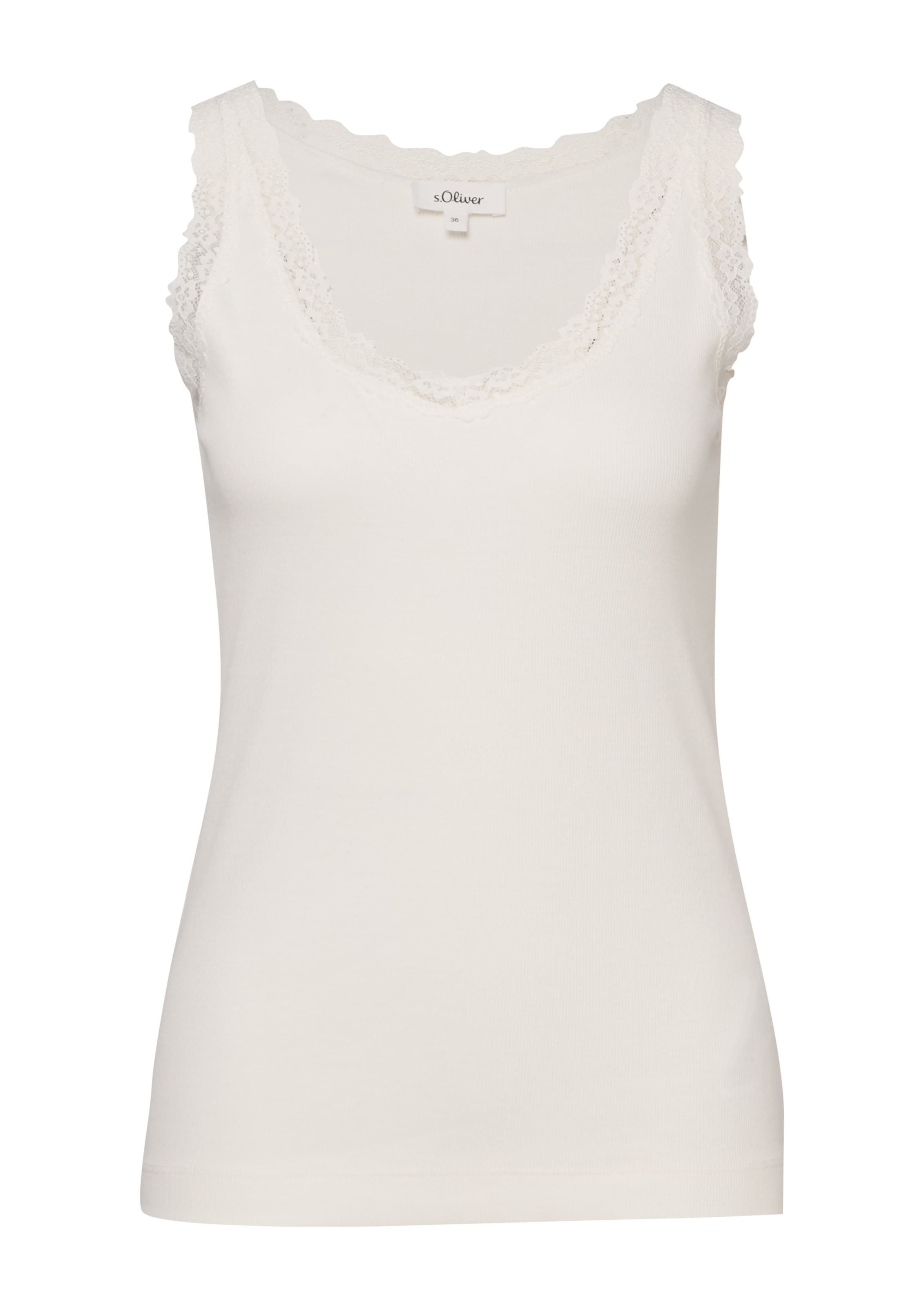 s.Oliver T-Shirt in Beige: Vorderseite