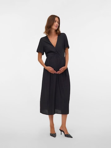 Robe 'MLNARA' MAMALICIOUS en noir : devant