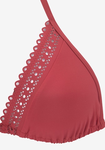 s.Oliver Triangel Bikinitop in Rot