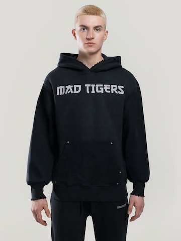 MAD TIGERS Sweatshirt 'Vintage' in Schwarz: Vorderseite