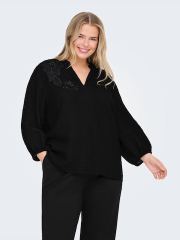 ONLY Carmakoma Blouse 'CARLYNE' in Black: front