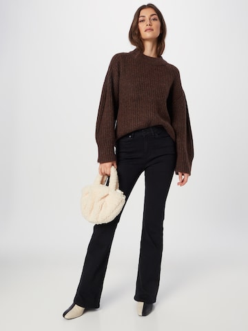 Gina Tricot Sweater 'Sana' in Brown