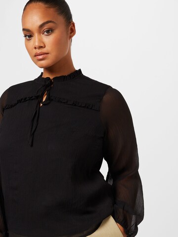 Vero Moda Curve Bluzka 'MILLA' w kolorze czarny