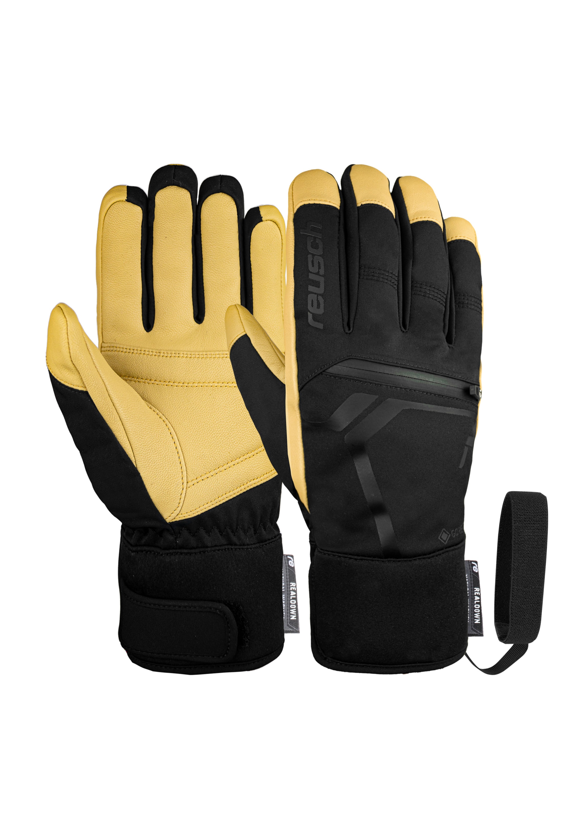 REUSCH Fingerhandschuhe 'Down Spirit GORE-TEX SC' in Braun: Vorderseite