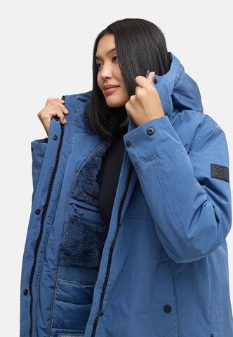 NAVAHOO Winter coat 'Hageltanz 14' in Blue