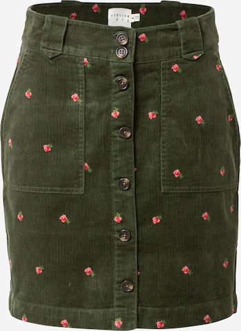 Atelier Rêve Skirt 'Irlyon' in Green: front