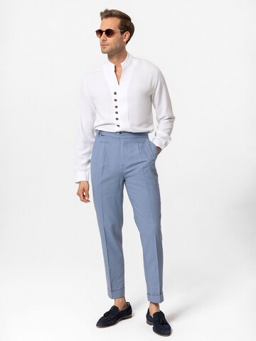Antioch Loose fit Trousers with creases 'Mauro' in Blue