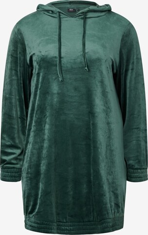 Robe-chemise 'HELENA' Zizzi en vert : devant