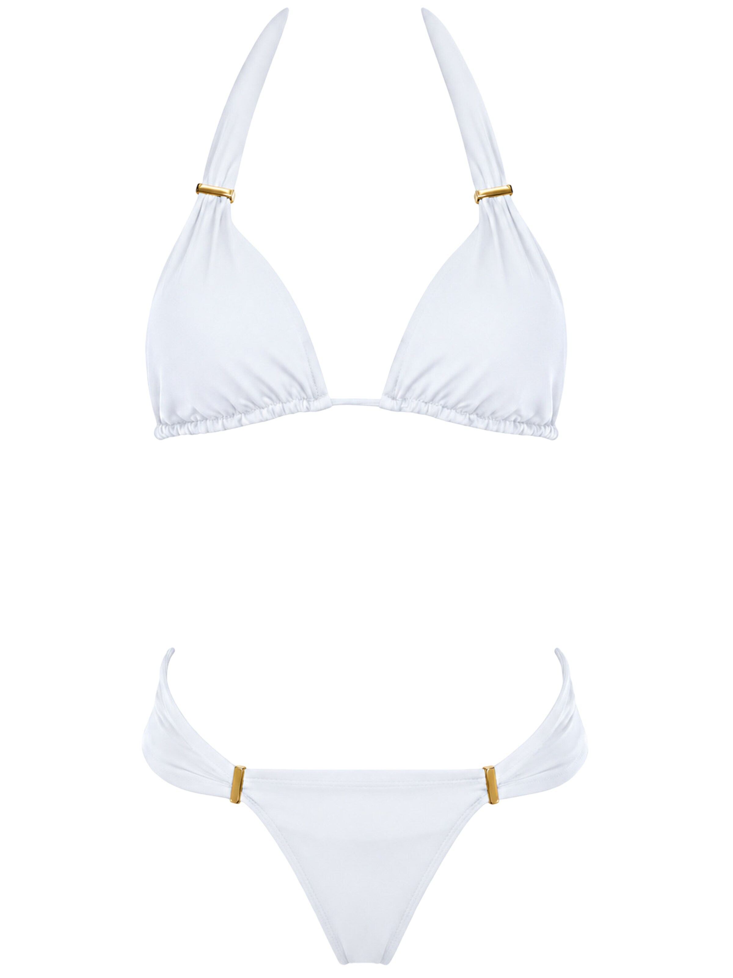 SEA ME SWIM Bikini 'CANCUN' in White: front
