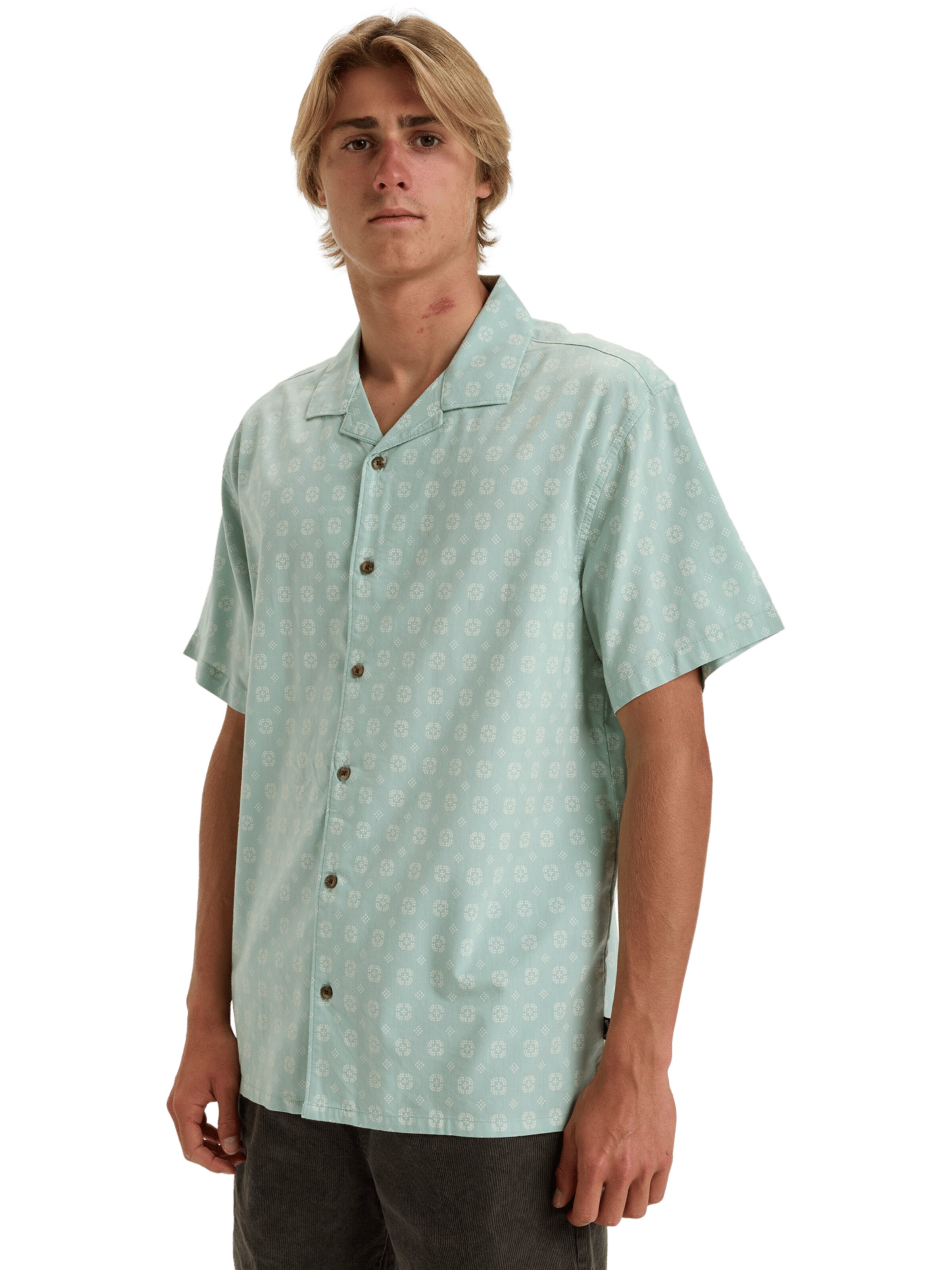 Coupe regular Chemise 'Vacay' BILLABONG en vert