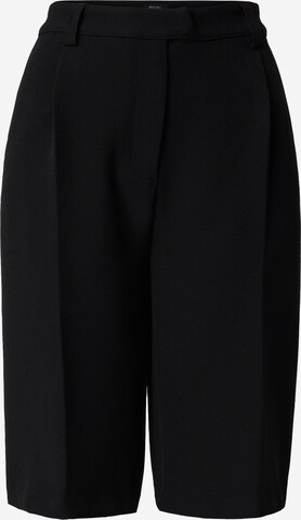 Regular Pantalon à pince Nasty Gal en noir : devant