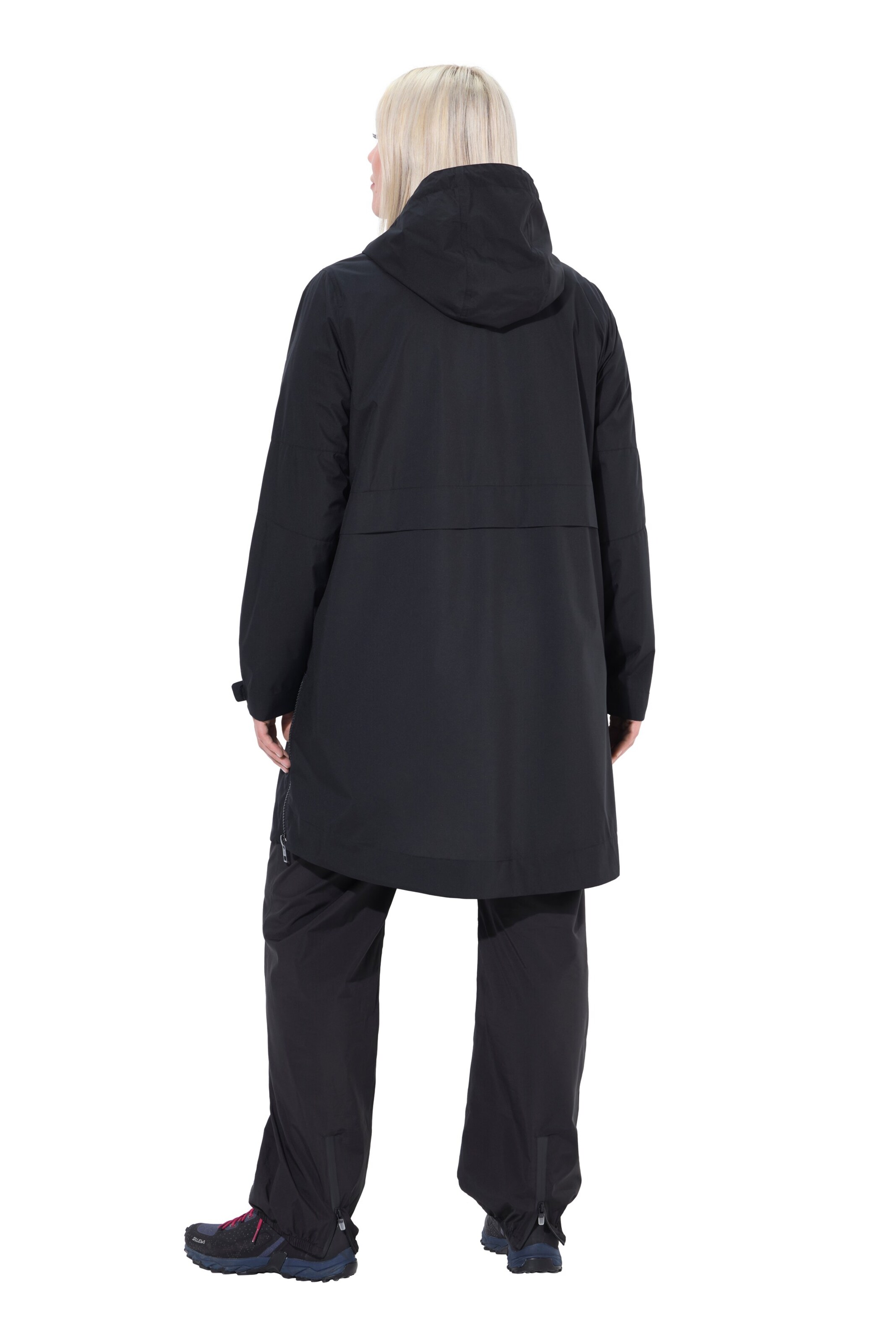Ulla Popken Between-seasons coat in Black