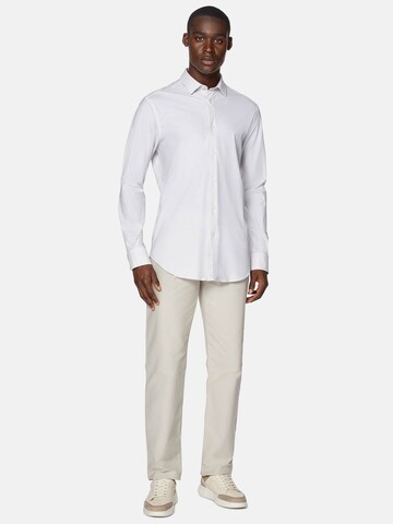 Boggi Milano - Ajuste estrecho Camisa 'B Tech' en blanco