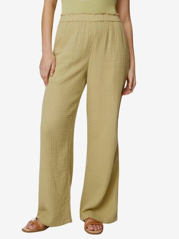 Marks & Spencer Loose fit Pants in Green: front