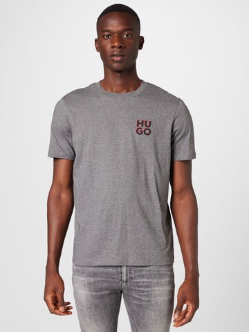T-Shirt 'Dimento' HUGO en gris : devant