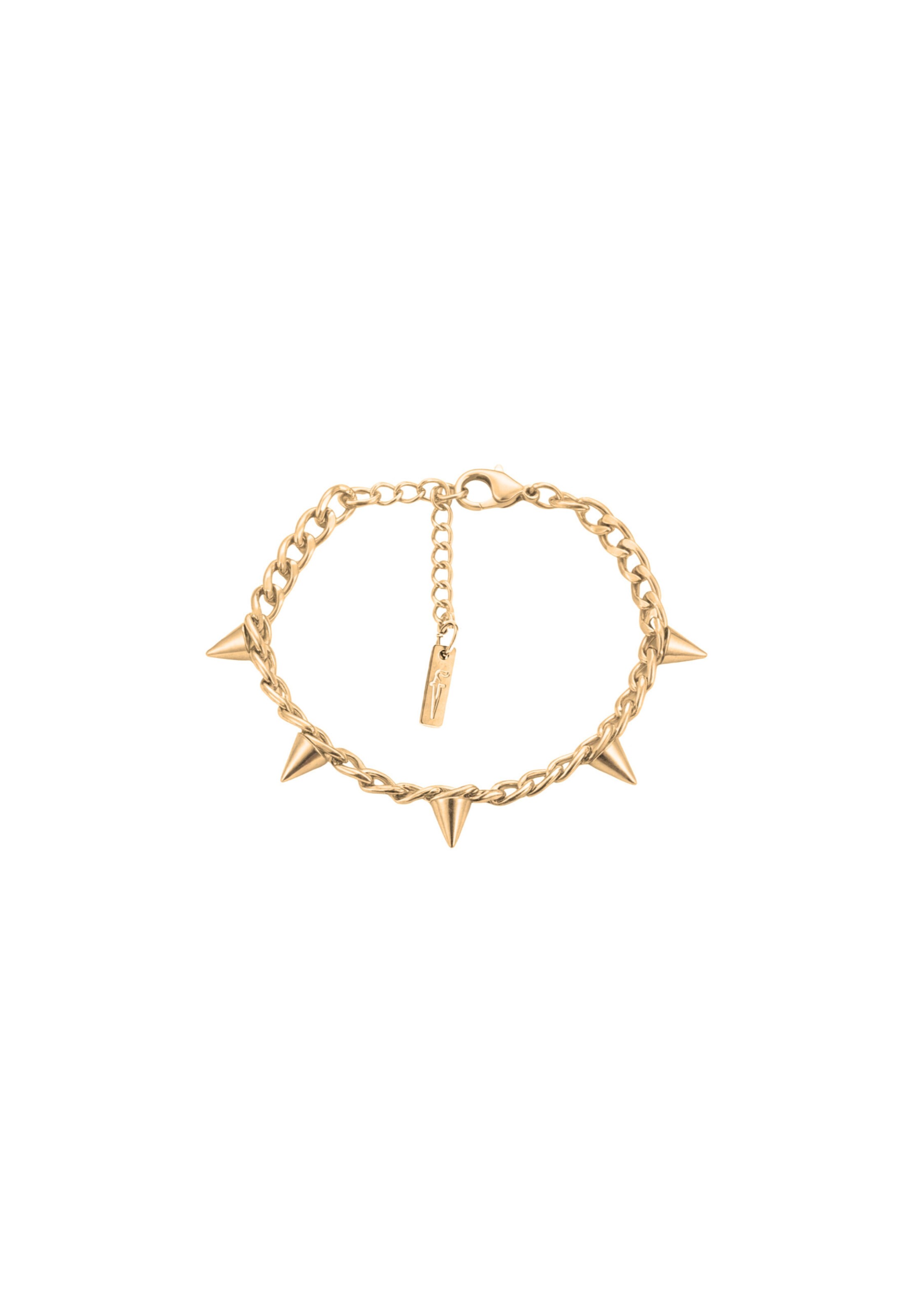 Fainz Armband 'Spike' in Gold: Vorderseite
