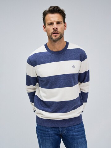 Salsa Jeans Trui in Blauw: voorkant