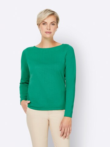 Pullover di heine in verde: frontale