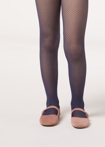CALZEDONIA Tights in Blue