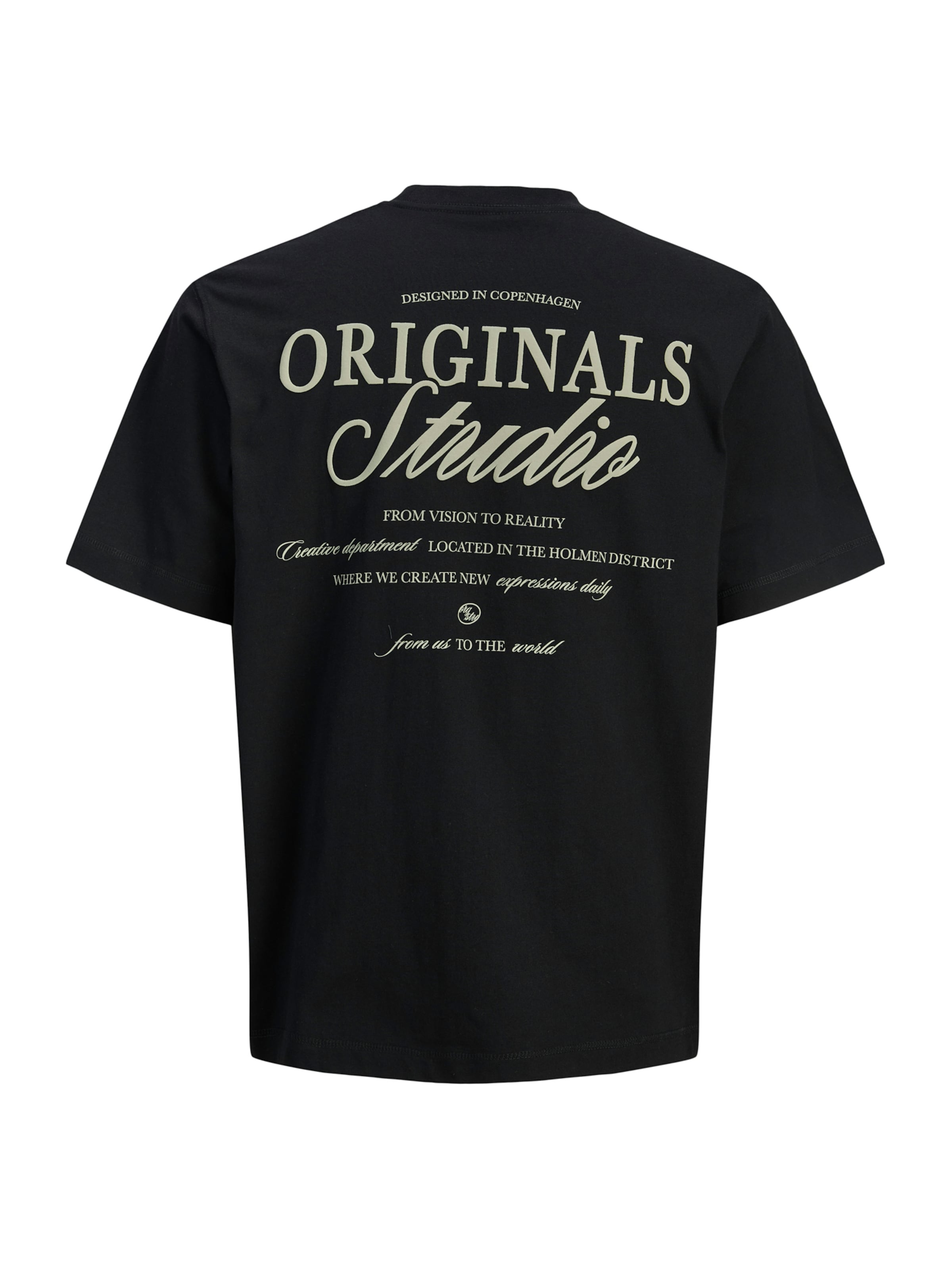 JACK & JONES - Camiseta 'JORNorrebro' en negro