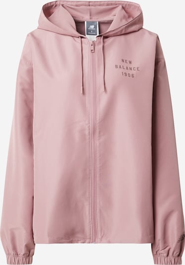 new balance Jacke 'Iconic Collegiate' in rosa, Produktansicht