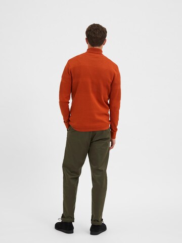 Pullover 'Maine' di SELECTED HOMME in arancione