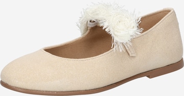 Ballerines 'FRANCESITA' CLARYS en or : devant