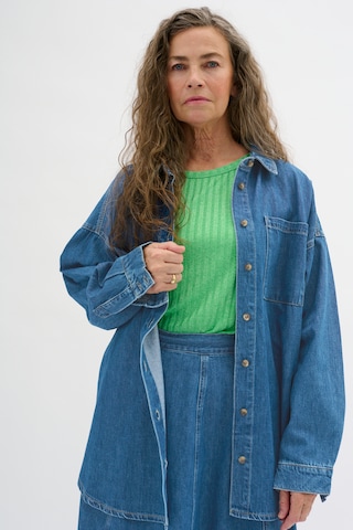 Veste mi-saison 'Malo' My Essential Wardrobe en bleu : devant