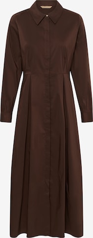 Robe-chemise 'CUpernilla Antoinett' CULTURE en marron : devant