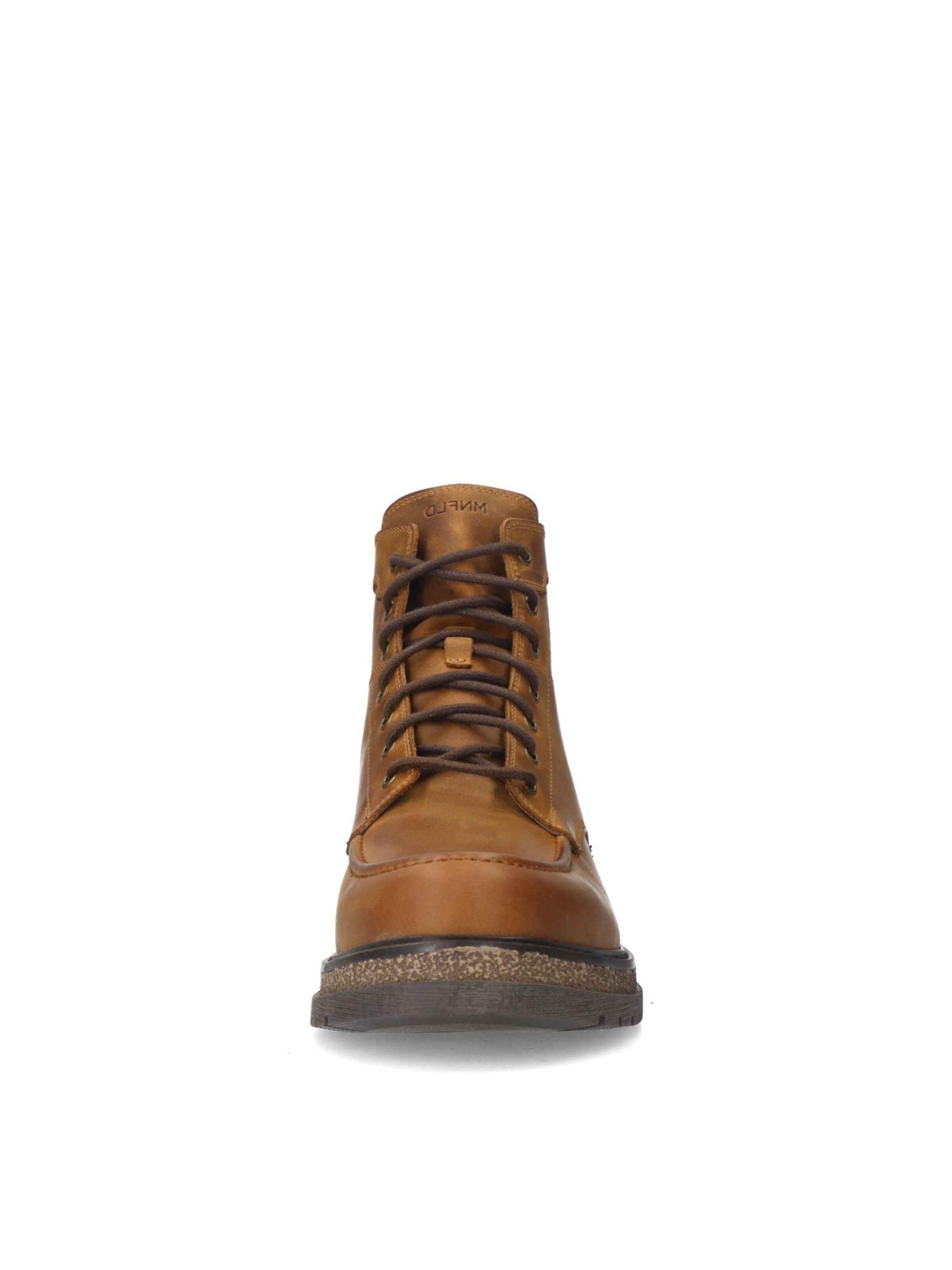 MANFIELD Lace-Up Boots in Brown