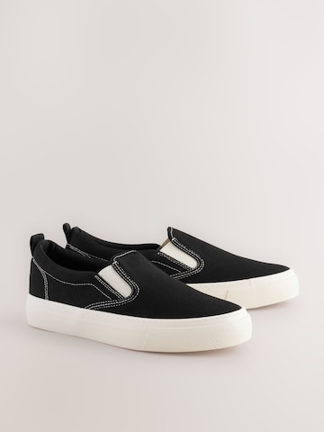 Next - Sapatilhas slip-on 'Forever Comfort®' em preto