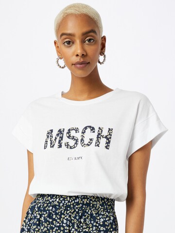 Tricou 'Alva' de la MSCH COPENHAGEN pe alb: față