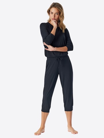 Pantalon de pyjama ' Mix Relax ' SCHIESSER en noir