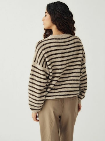 Noella Pullover ' N-Mafalda Knit ' i brun
